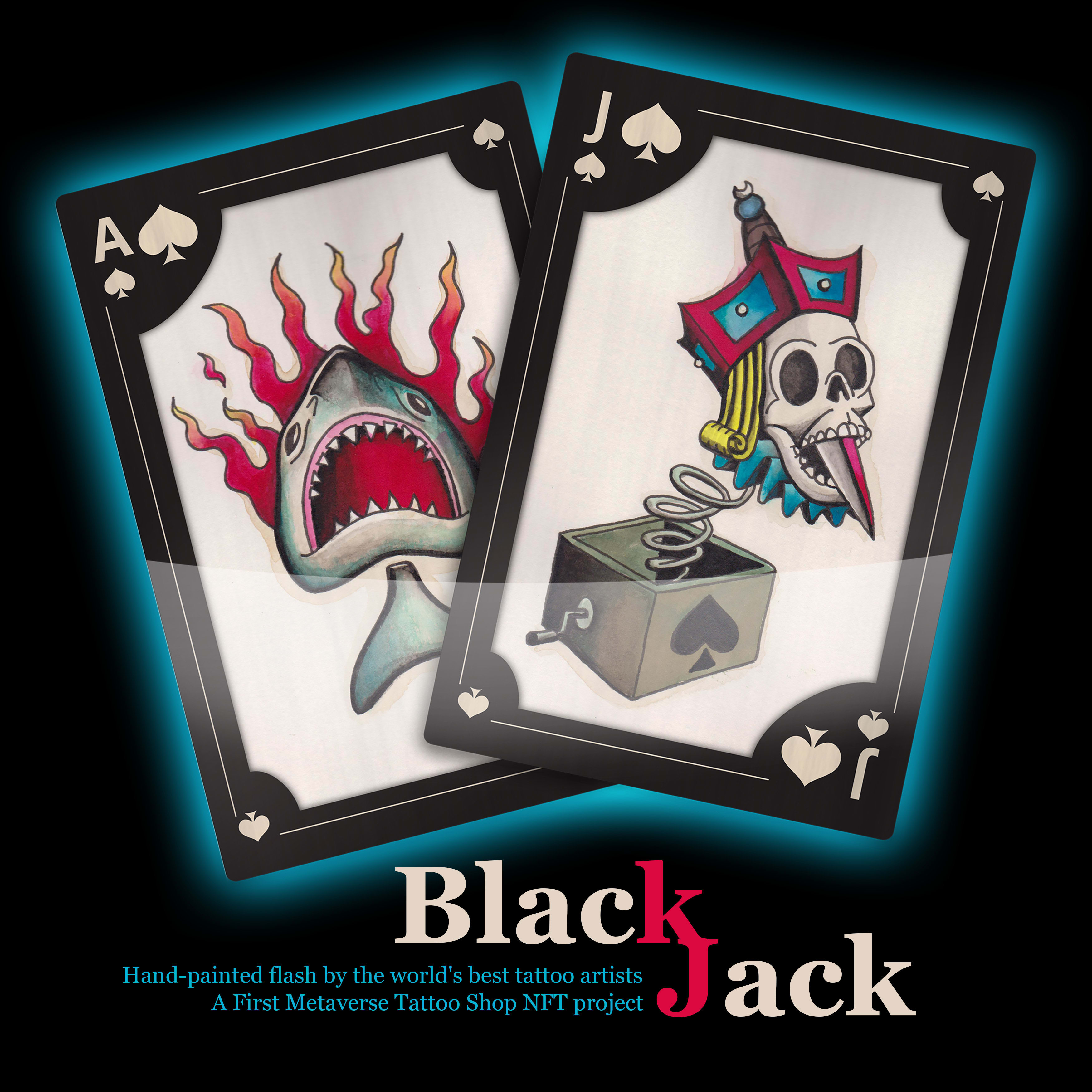 BlackJack a First Metaverse Tattoo Shop NFT Project
